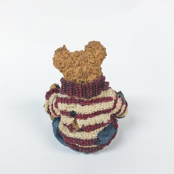 Boyds Bears and Friends "Eddie...Proud To Be A Bearmerican" 1998 Figurine, Vtg - Picture 4 of 7